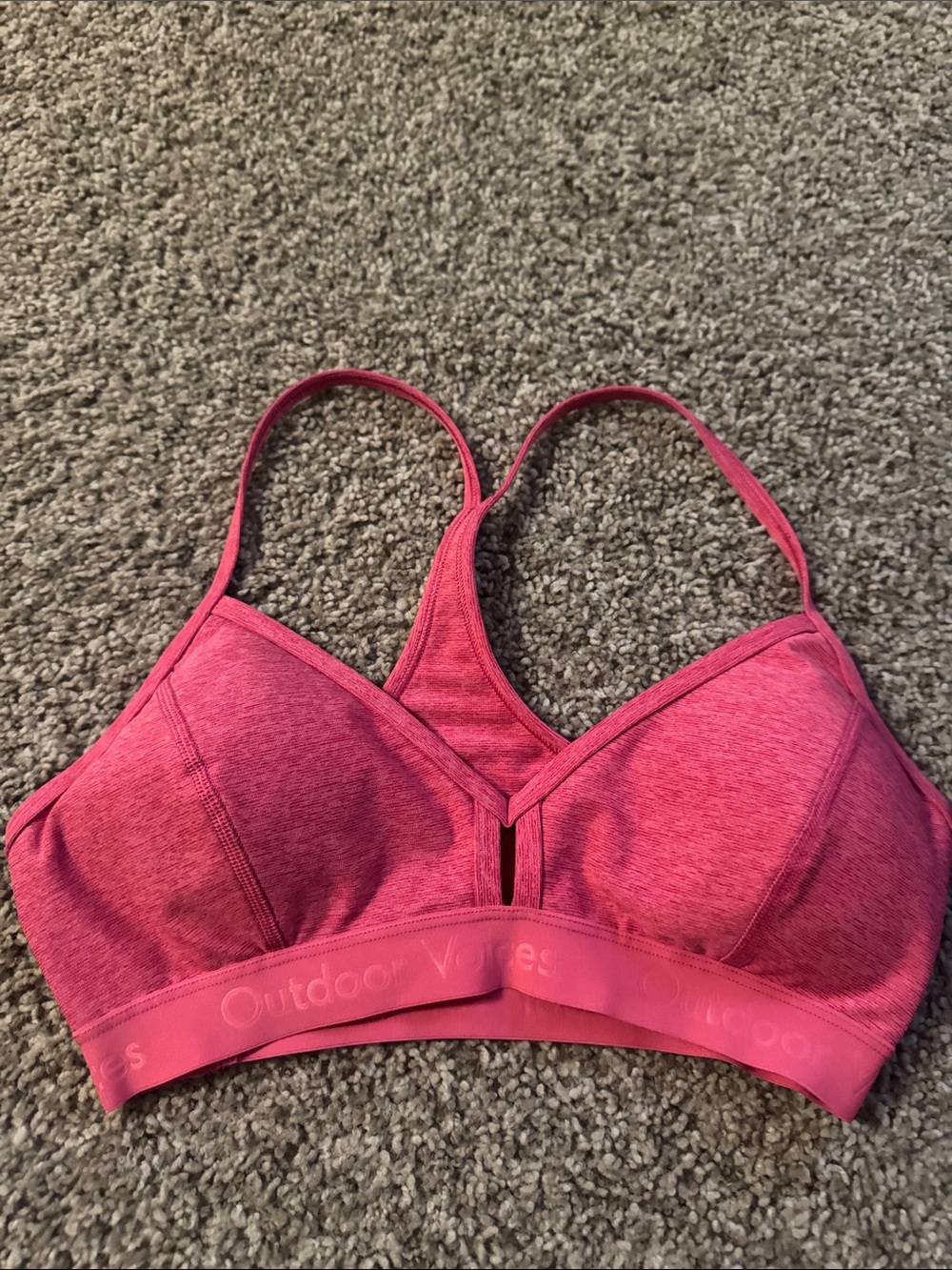 Outdoor Voices Hot Pink Sports Bra